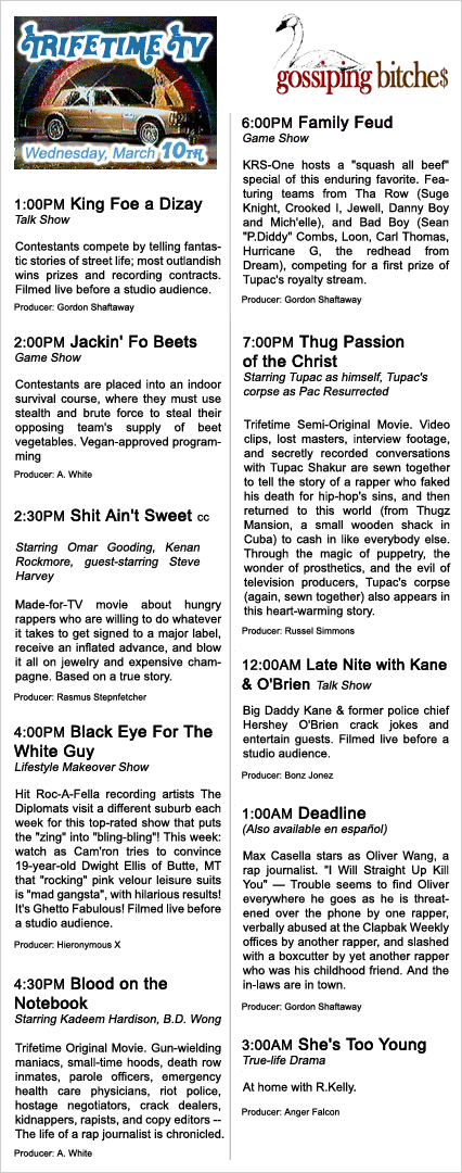 Trifetime: Television for Thugs